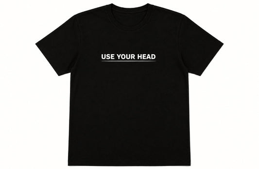 use Your Head Tee - Black